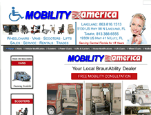 Tablet Screenshot of mobilityoutletmall.com
